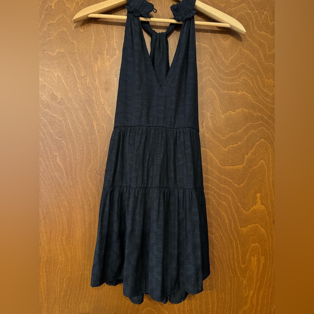 Anthropologie black mini dress/long tank